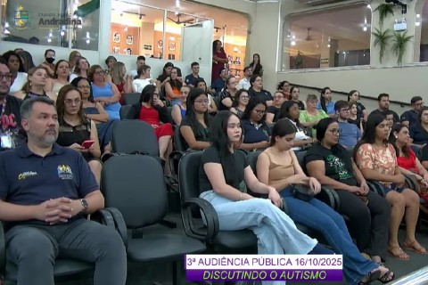 Autismo é debatido em Audiência Pública realizado na Câmara de Andradina