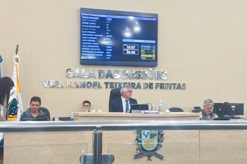 Câmara de Andradina vota diversos requerimentos na 5ª Sessão