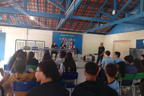 Escola Dr. Augusto Mariani recebeu palestra sobre violência nas escolas