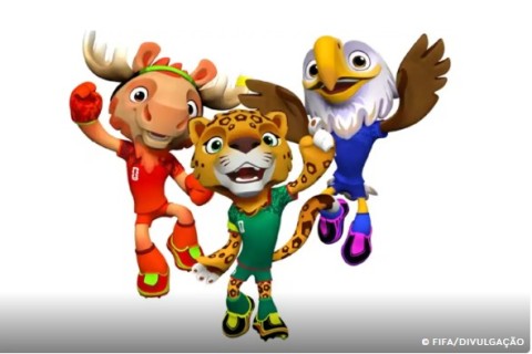 Fifa apresenta trio de mascotes para a Copa do Mundo de 2026