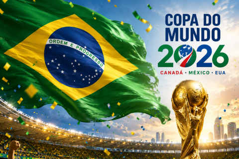 Brasil vence e vai a fase final da Copa do Mundo
