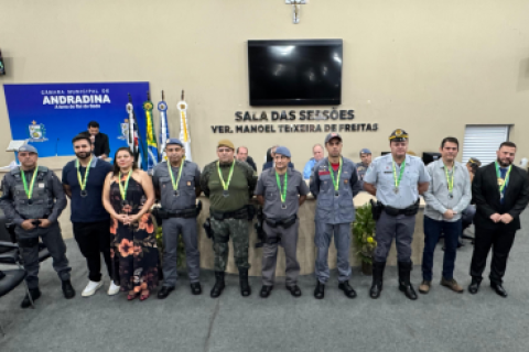 Medalha e Diploma Tiradentes é concedida a policiais Civis e Militares de Andradina