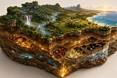 Brasil tem uma fortuna natural escondida no subsolo