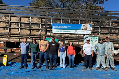 Campanha de recolhimento de embalagens vazias de agrotóxicos é encerrada com sucesso em Andradina