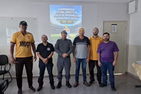 Imprensa e organização do 1°Ccampeonato de Futebol Society de Forças de Segurança da região se reúnem para tratar da cobertura do campeonato