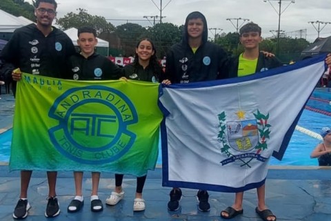 Natação de Andradina encerra a temporada 2025 nos Jogos Abertos do Interior